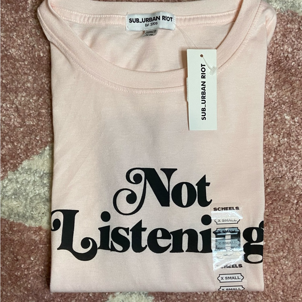 Light Pink Tee- NWT